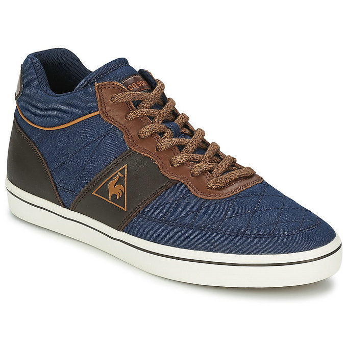 Le Coq Sportif Trocad Mid Chambray Bleu Chaussures Basket Montante Homme